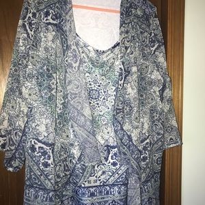 JM Collection 2X Blouse